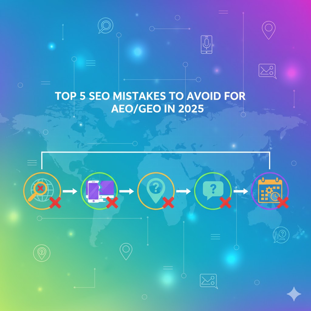 SEO Mistakes to Avoid for AEO/GEO